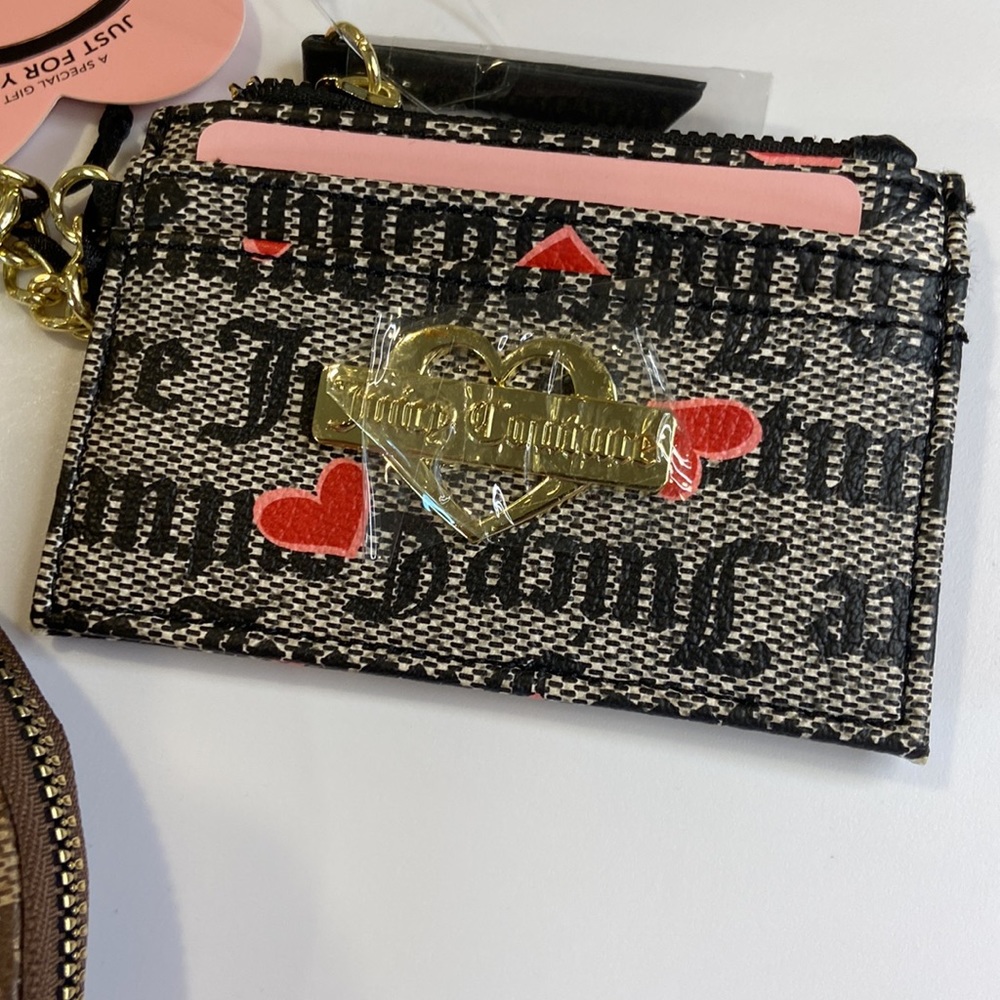 Juicy couture, bundle card holder with a wristlet new with and without tags - Picture 3 of 9